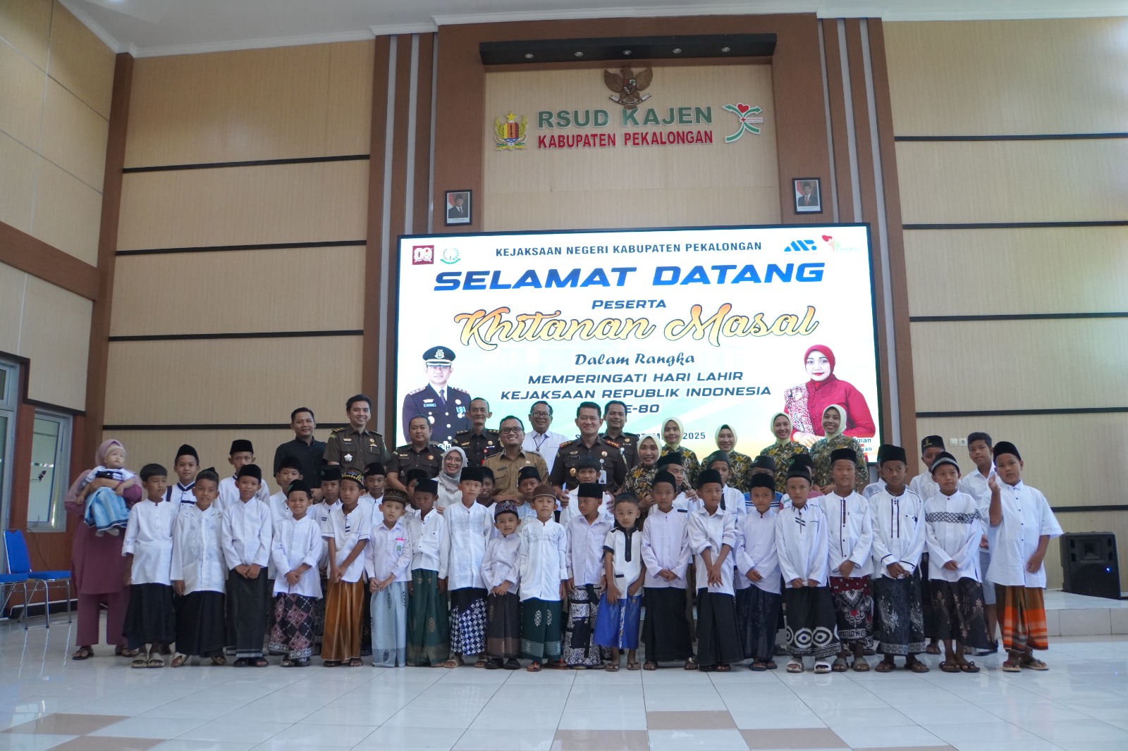 Khitan Massal HUT Kejaksaan ke-80, Kolaborasi RSUD Kajen & Klinik Medina Rahma