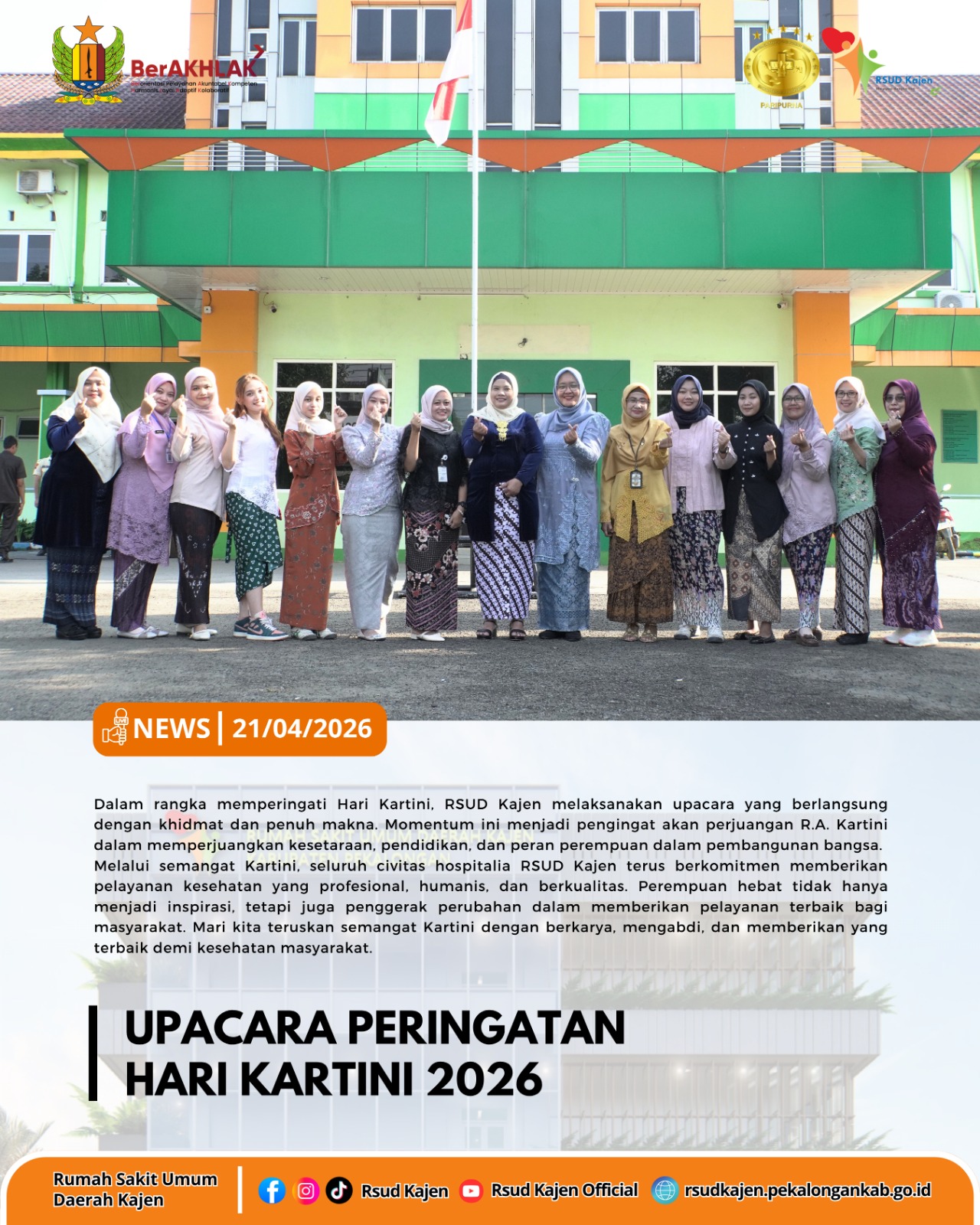 Semangat Kartini Menginspirasi, Perempuan Tangguh Mengabdi untuk Negeri 